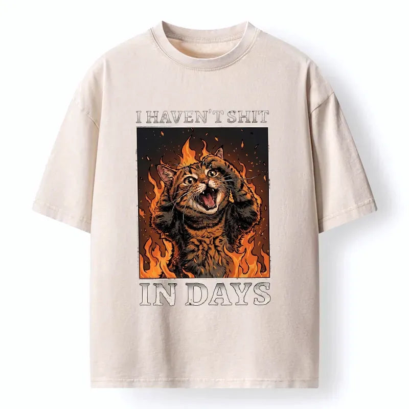 Japanese Vintage Washed T-Shirt for Casual Wear