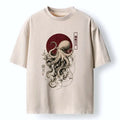 japanese octopus t-shirt for daily wear