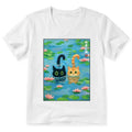 Unisex V-Neck Cat Tee with Free Shipping