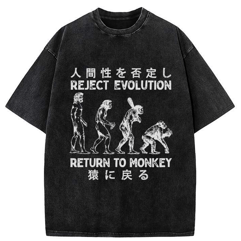 japanese vintage washed t-shirt for streetwear