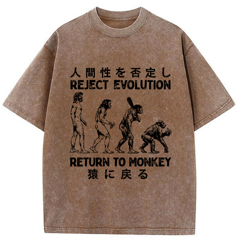 japanese vintage washed t-shirt for streetwear