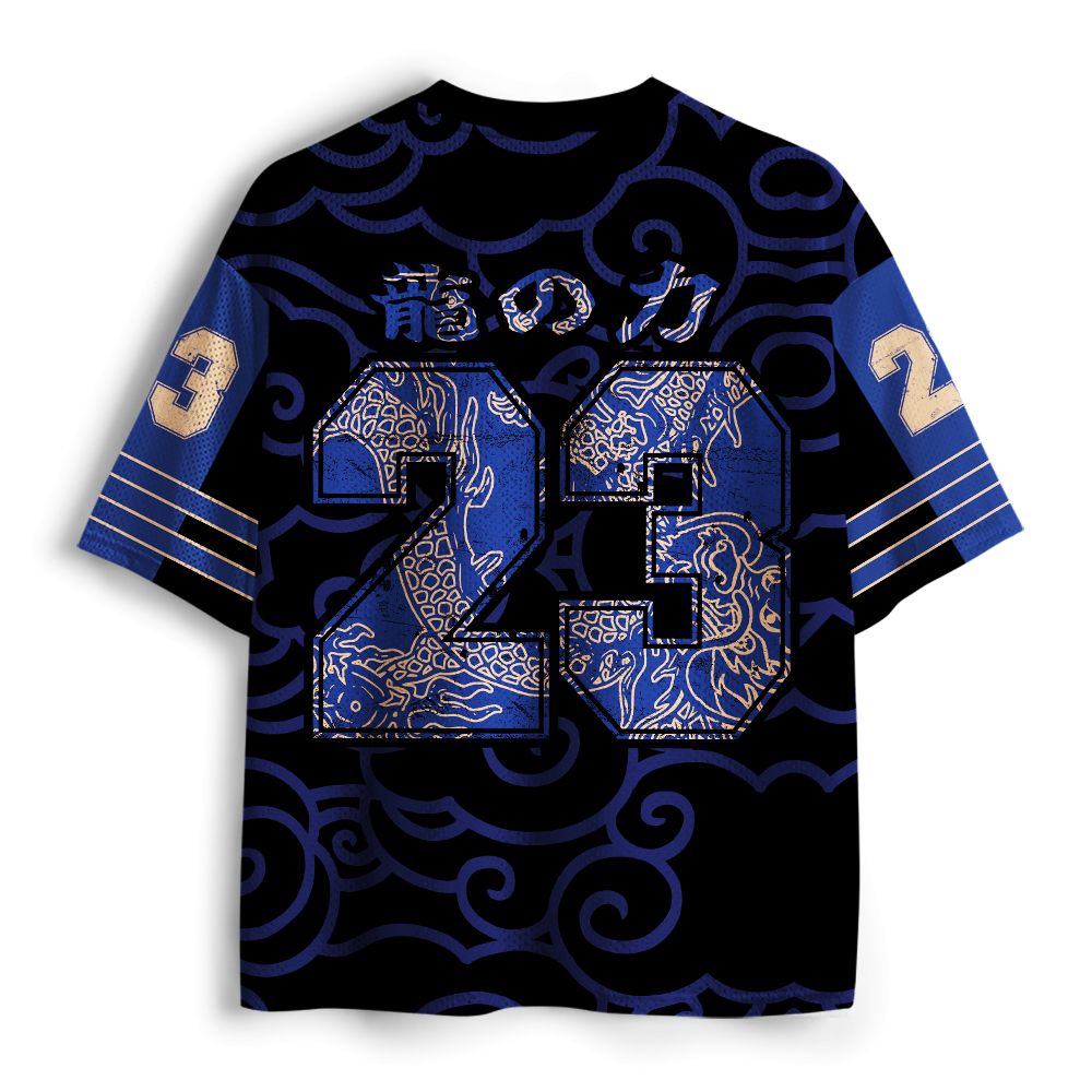Kyoto-Lion Oriental Cloud Dragon Mesh Jersey