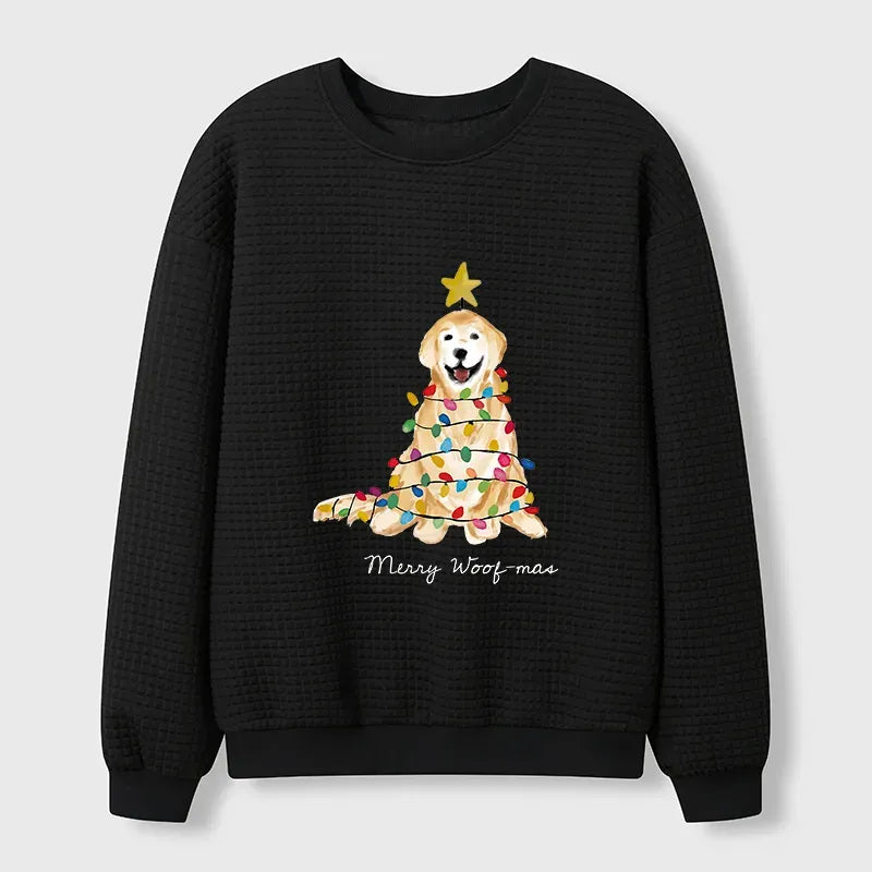 Japanese Christmas Tree Dog Sweatshirt Gift Idea