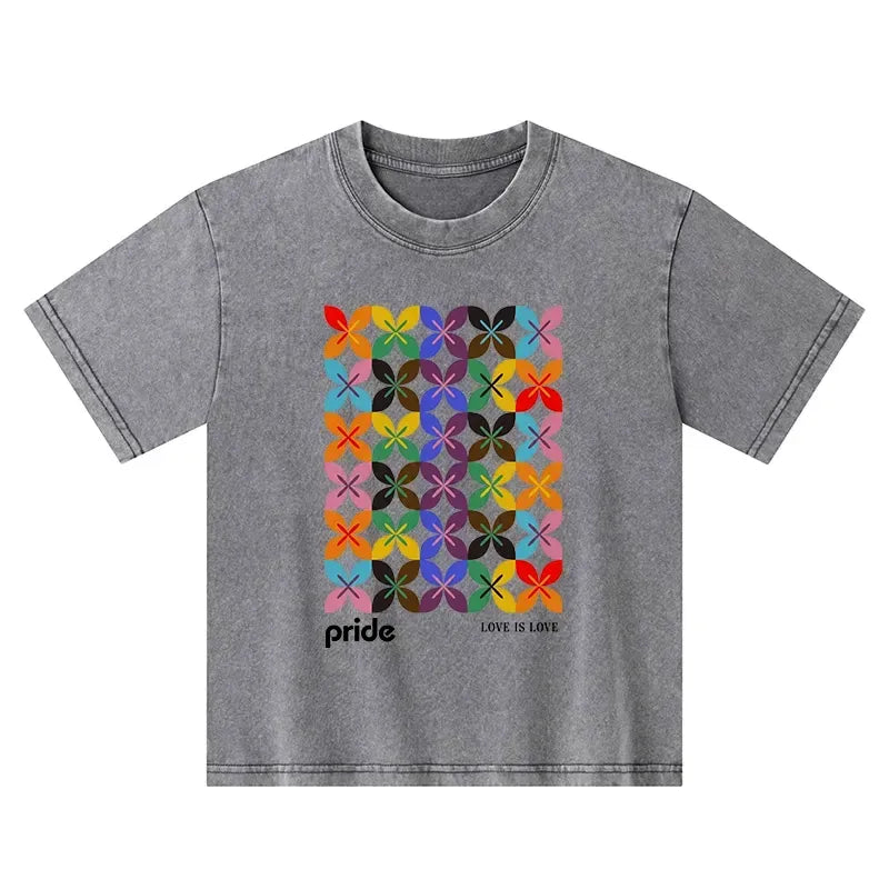 comfortable kids t-shirt with japanese pattern