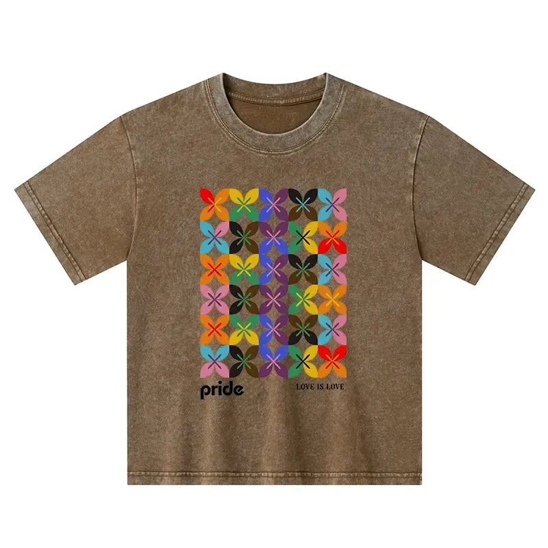 comfortable kids t-shirt with japanese pattern