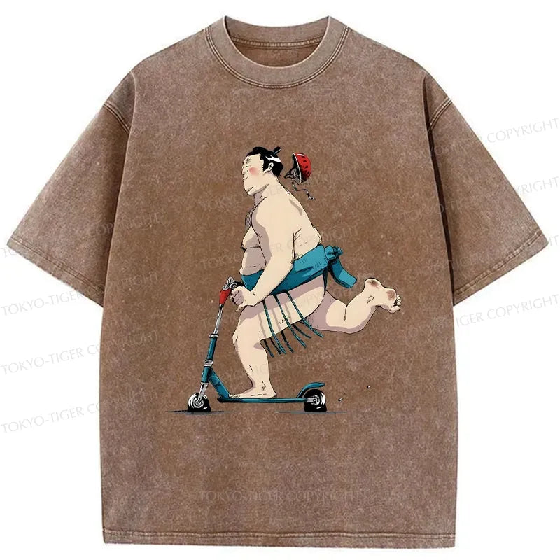 Vintage Washed T-Shirt for Daily Wear