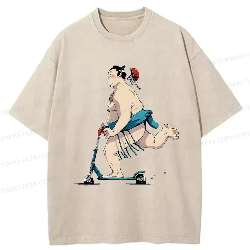 Vintage Washed T-Shirt for Daily Wear