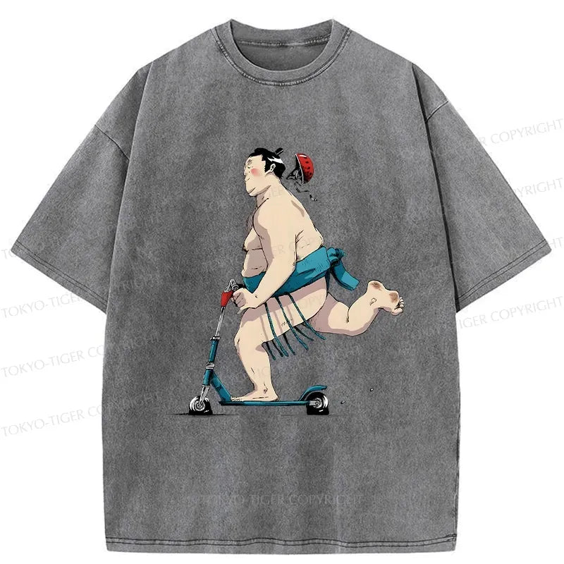 Japanese Sumo T-Shirt for Streetwear
