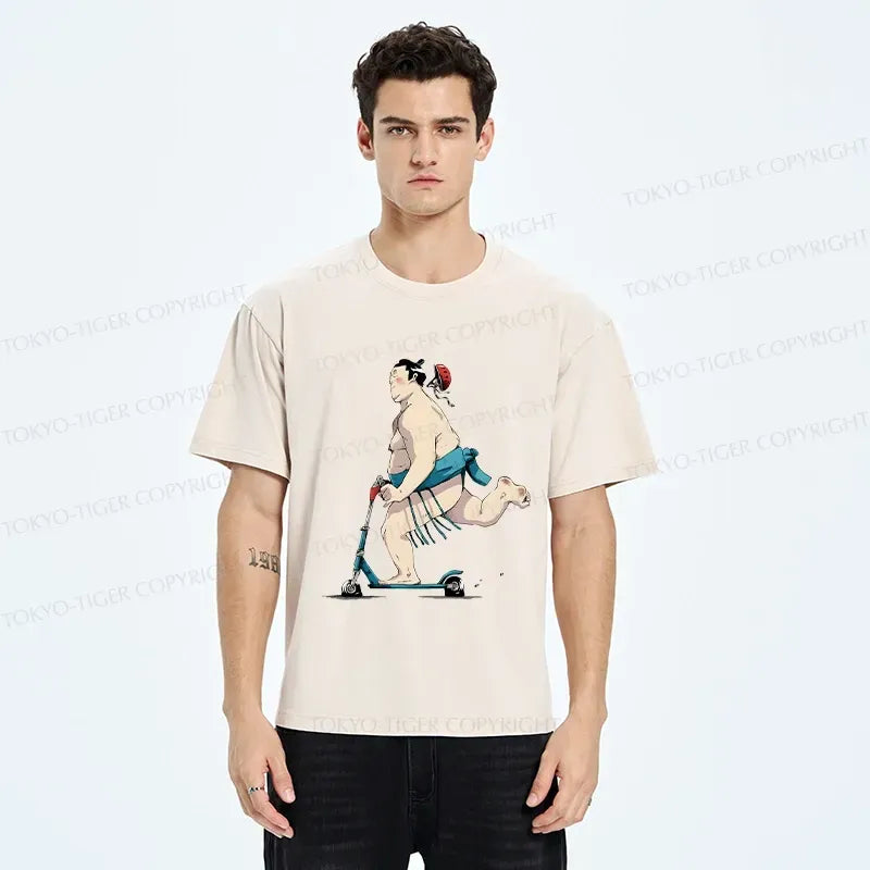 Japanese Sumo T-Shirt for Streetwear