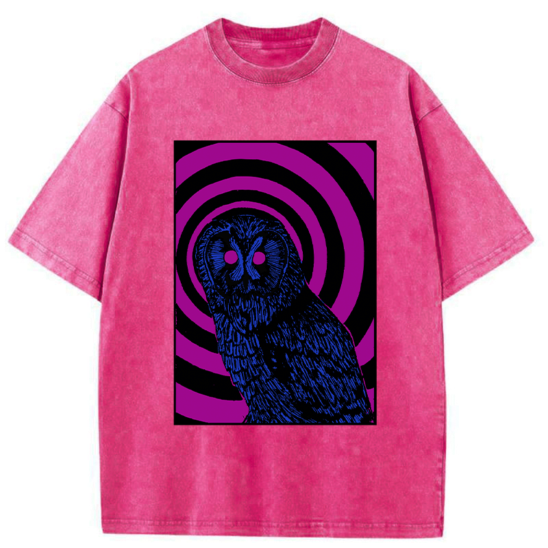 Japanese owl t-shirt for daily wear