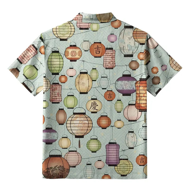 Kyoto Lion Hawaiian Shirt Best Seller