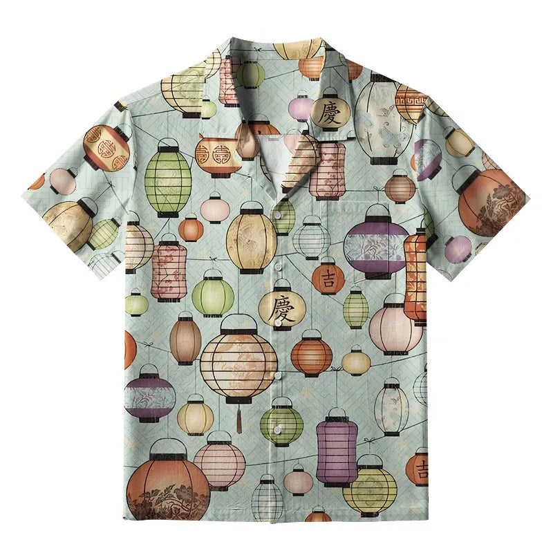 Kyoto Lion Hawaiian Shirt Best Seller