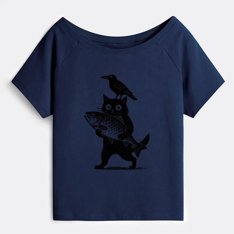 vintage kyoto lion animal tee for women