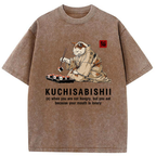 Unisex cotton t-shirt with Kyoto lion design