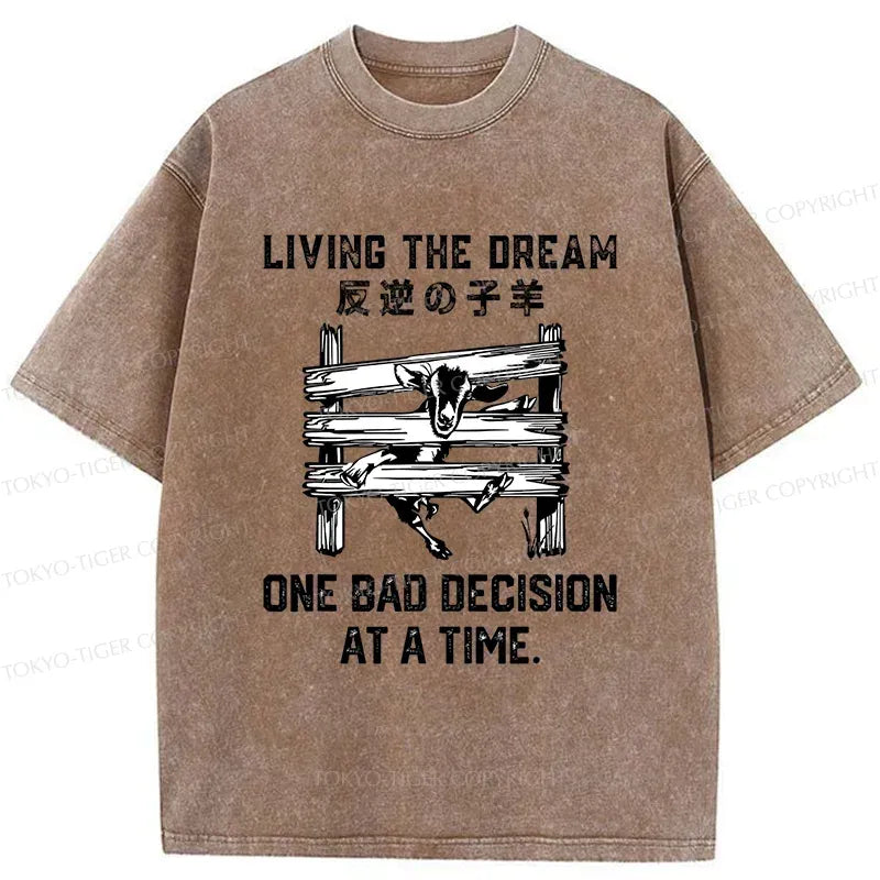 Japanese vintage washed t-shirt
