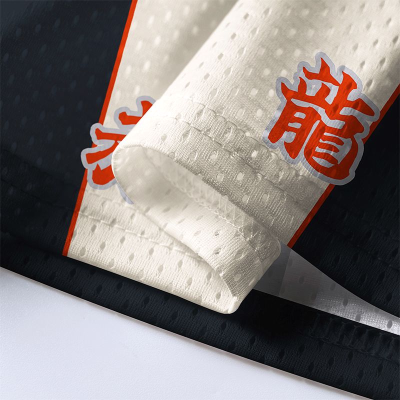 Japanese Dragon Print Mesh Jersey Gift Idea