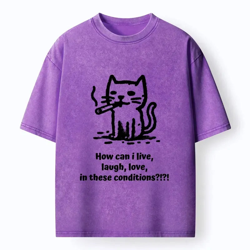 Tough Living Vibe T-Shirt Casual Weekend