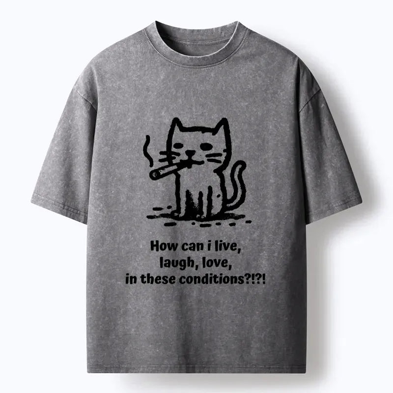 Tough Living Vibe T-Shirt Casual Weekend