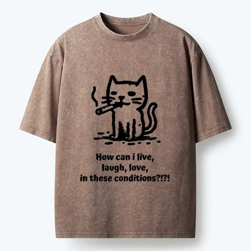 Tough Living Vibe T-Shirt Casual Weekend