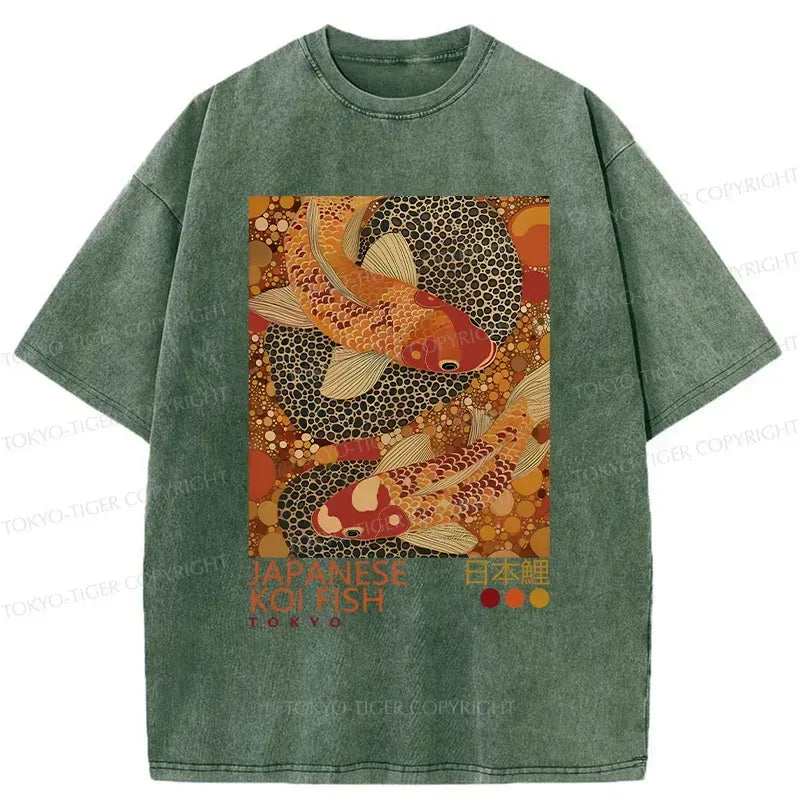 Vintage Japanese Koi Tee Trending Item