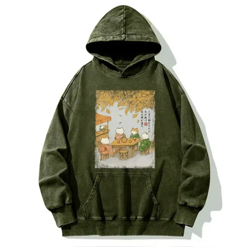japanese cat hoodie for gift idea