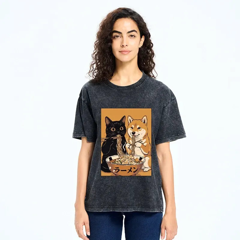 japanese cat meme shirt gift for her