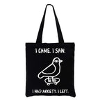 Kyoto-Lion Funny Meme Bird Just Needs A Break Tote Bag