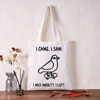 Japanese Funny Meme Bird Tote Bag