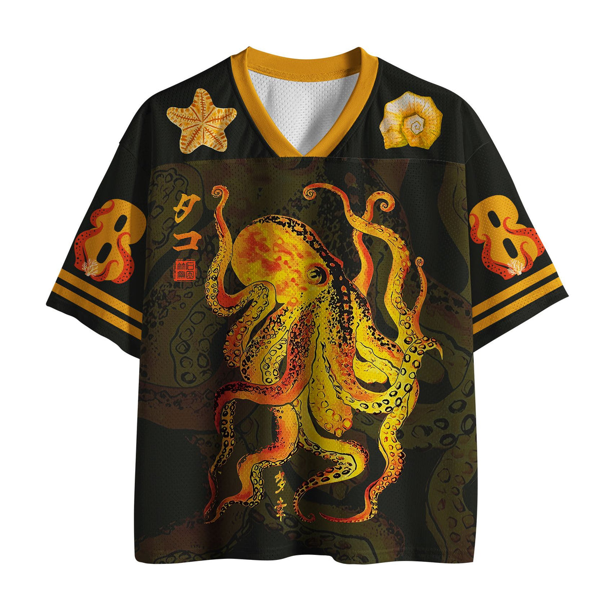 Kyoto-Lion Deep Sea Gorgeous Octopus Mesh Jersey