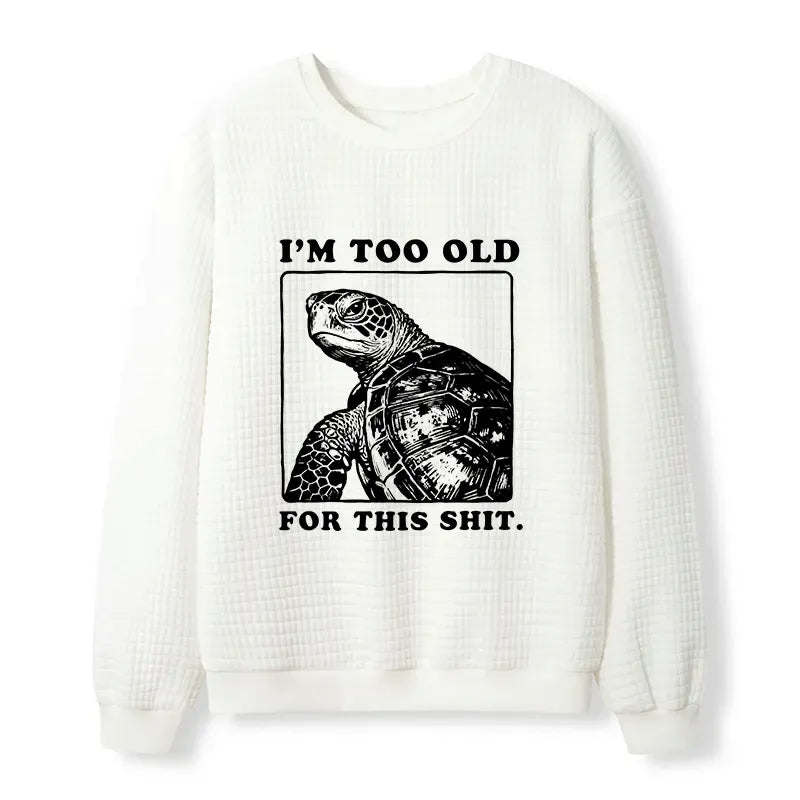 Japanese Turtle Sweatshirt for Daily Wear