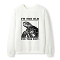 Japanese Turtle Sweatshirt for Daily Wear