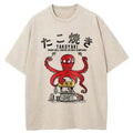 Kyoto-Lion Takoyaki Octopus Balls Washed T-Shirt