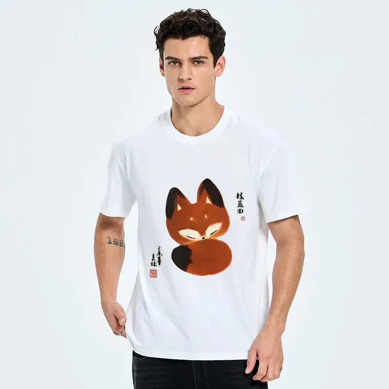 Kyoto-Lion Cute Fox Classic T-Shirt