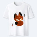 Pure Cotton Fox Tee for Summer