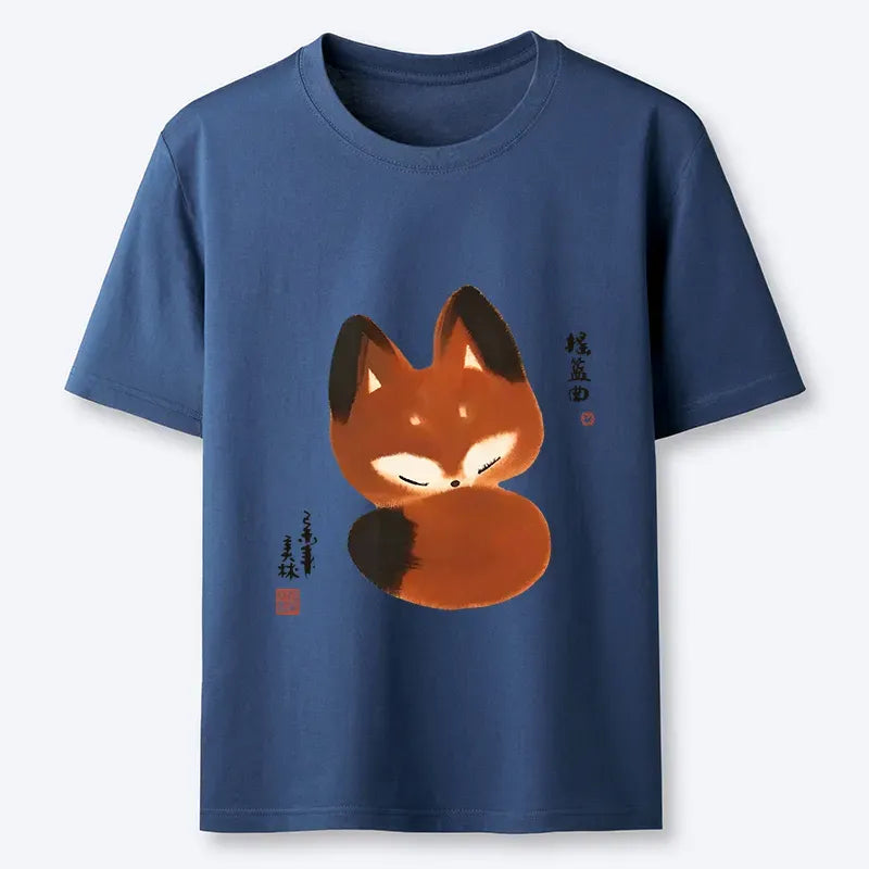 Cute Fox T-Shirt for Daily Wear
