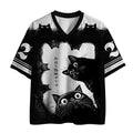 Many Cats Watching You Mesh Jersey for Daily Wear