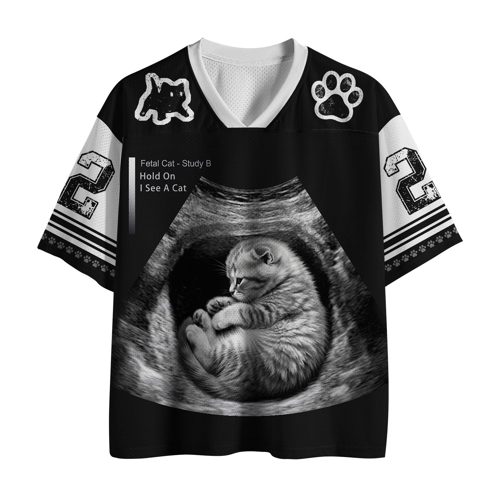 Kyoto-Lion Hold On I See A Cat Mesh Jersey
