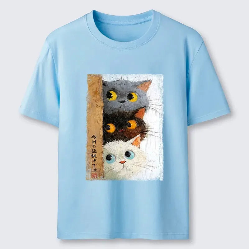 Three Cute Cats Classic T-Shirt