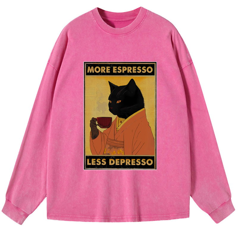 Kyoto Lion Japanese washed long sleeve tee