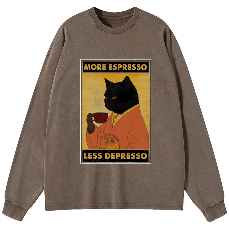 Increase espresso decrease distress unisex t-shirt