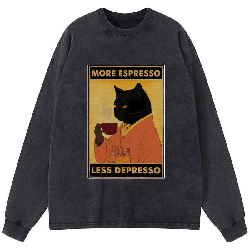 Increase espresso decrease distress unisex t-shirt