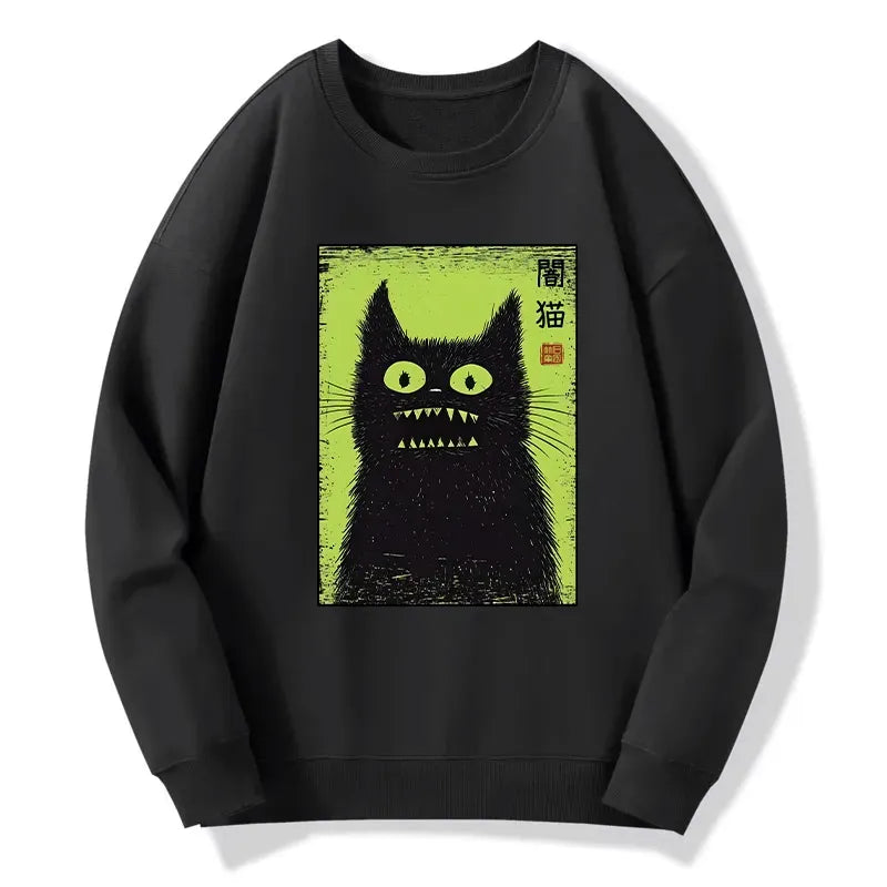 Kyoto Lion Vintage Sweatshirt for Casual