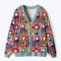 Vintage Samurai Cat Cardigan Best Seller
