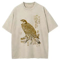 Kyoto-Lion Japanese Peregrine Falcon Washed T-Shirt