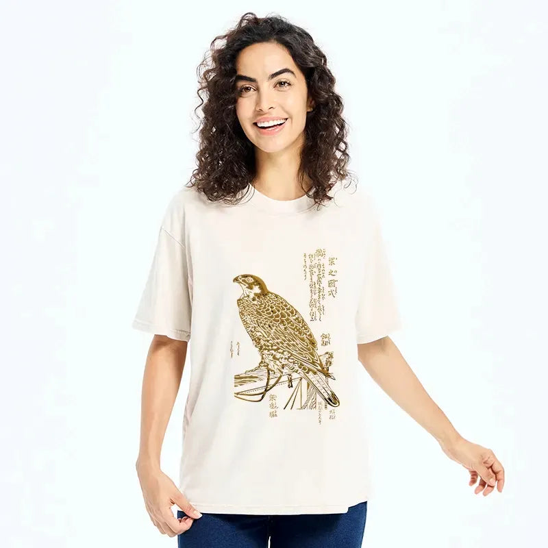 Vintage Japanese Falcon T-Shirt for Men