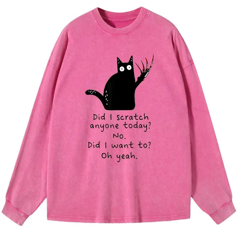 Japanese vintage cats long sleeve t-shirt