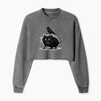 Japanese Vintage Washed Crop Sweatshirt