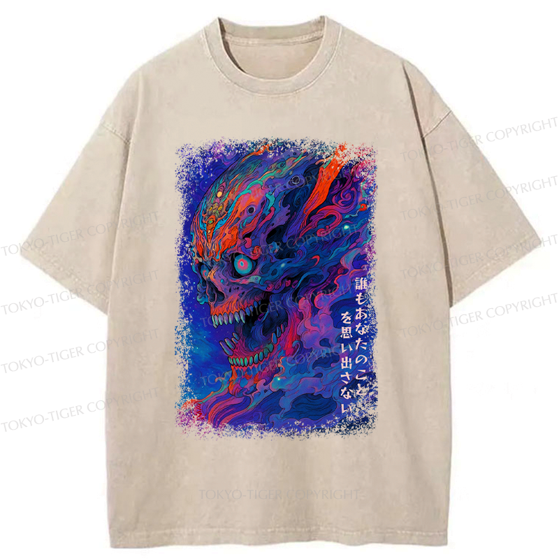 Ukiyoe Skeleton Unisex Cotton T-Shirt