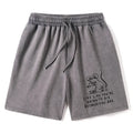 Funny Meme Rat Washed Shorts for Gift