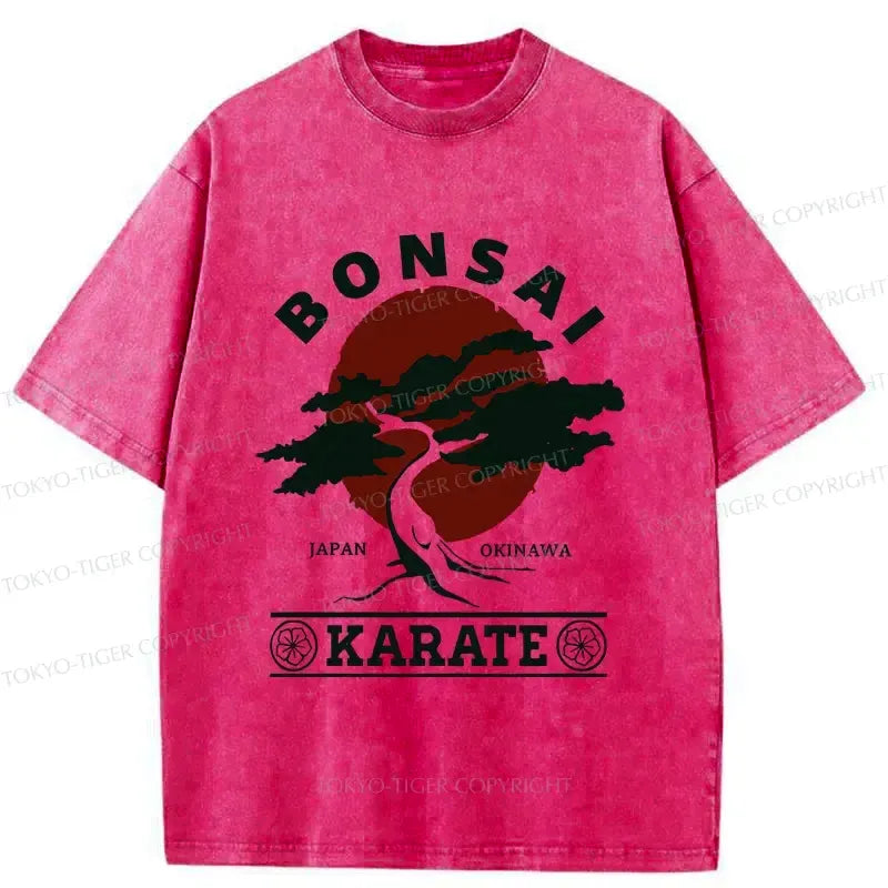 Kyoto-Lion Japan Bonsai Washed T-Shirt